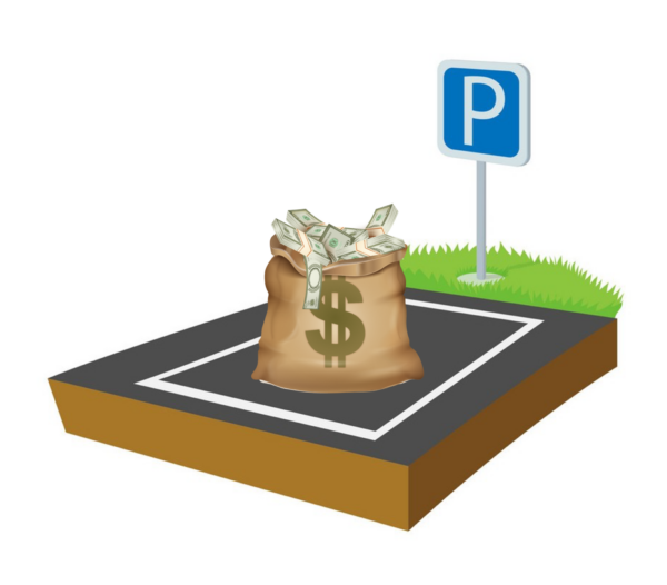 Revenue from renting out parking lots